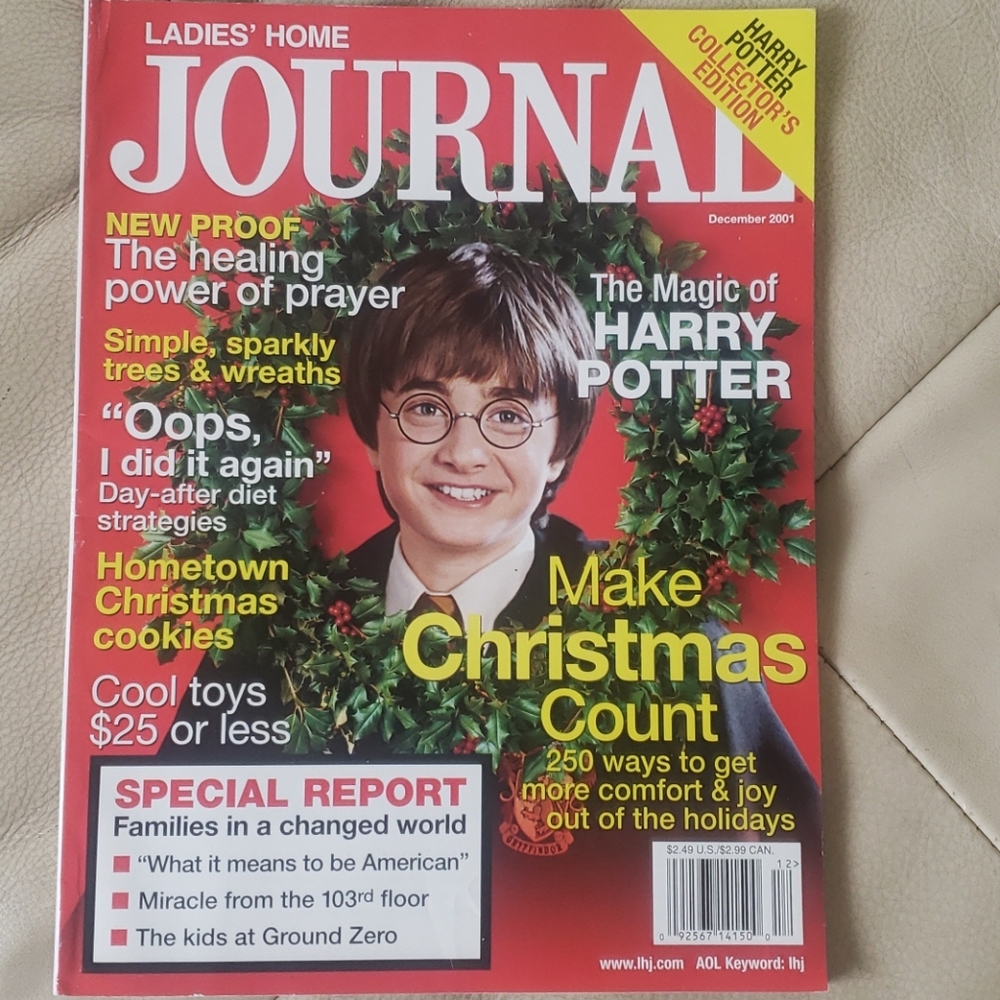 LADIES HOME JOURNAL DECEMBER 2001